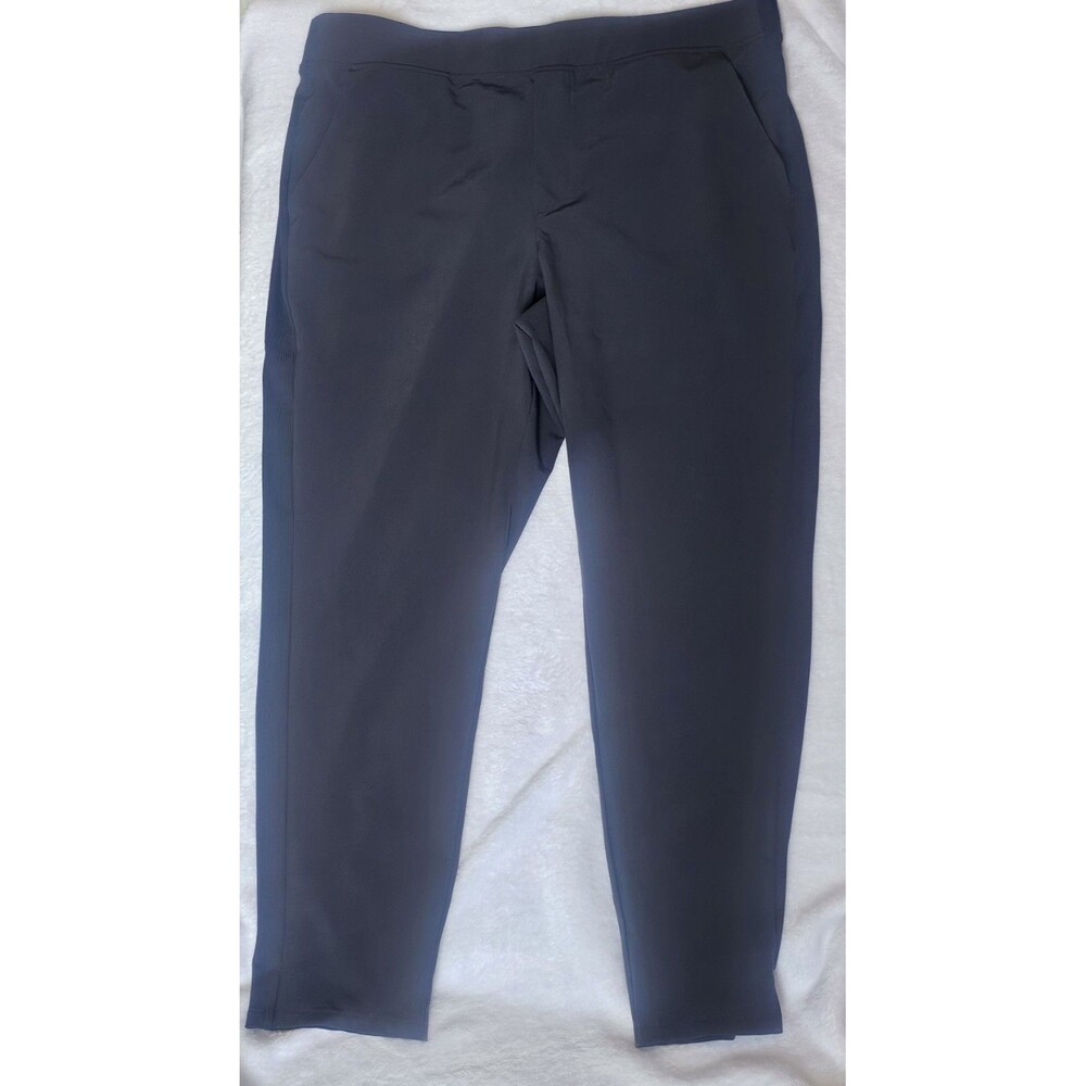RBX Active Everyday City Stretch Ribbed Ankle Pants Gray XL